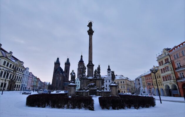 Když Hradec přikryla bílá duchna. Nádhera, sníh mě nabíjí, řekl senior