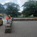 Od Aldisu se ozývají sbíječky, začala příprava na stavbu lávky přes Labe