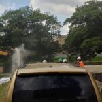 Od Aldisu se ozývají sbíječky, začala příprava na stavbu lávky přes Labe