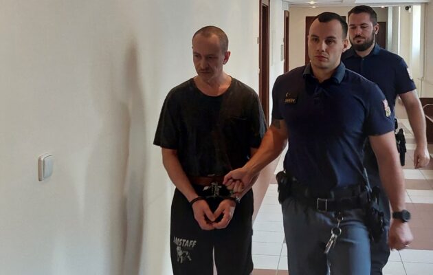 Zapálil dveře bytu, ve kterém spala jeho rodina. Muž stráví za mřížemi 14 let
