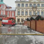 Vánoční trhy příprava (Foto: Tomáš Kulhánek)