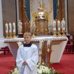 Ministrant Patrik Müller z Roudnice