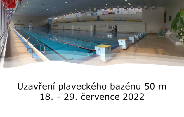 Krytý plavecký bazén čeká od pondělí odstávka. Zavřeno bude 12 dní