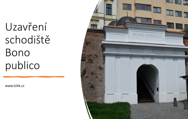 Až do pátku uzavřeno. Schodiště Bono publico dostává nový nátěr