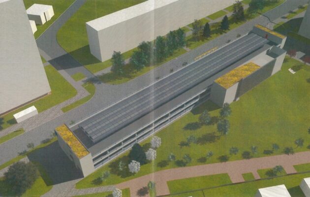 Na Slezském Předměstí vyroste parkovací dům Rožberk pro necelé tři stovky aut