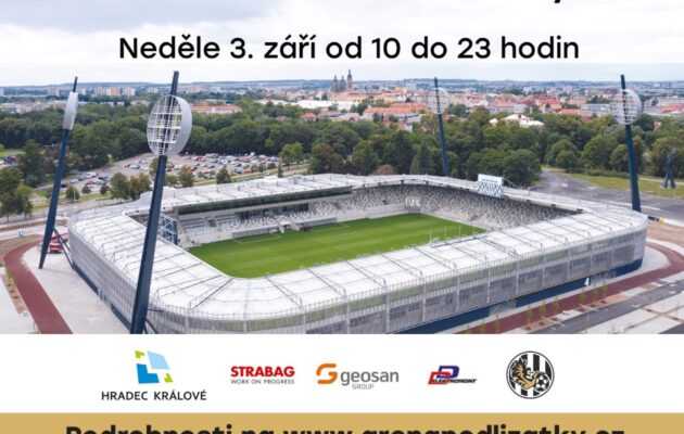 Zpátky pod lízátky: Hradec v neděli slavnostně otevře nový fotbalový stadion