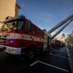 Požár Mýtská ulice (Foto: HZS KHK)