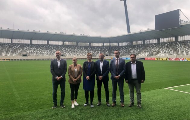 Trenér reprezentace Rada: To, co se tu vybudovalo, je dobré pro Hradec i český fotbal