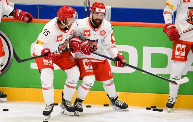 Liga mistrů: Hradec dal pět gólů za třetinu a z Berlína veze postup
