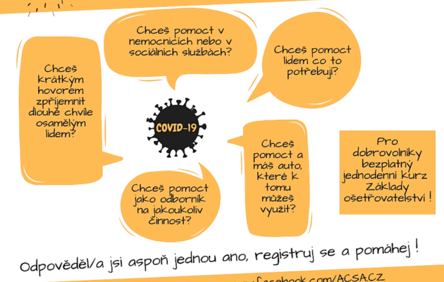 Kraj hledá dobrovolníky pro pomoc v sociálních i zdravotnických zařízeních