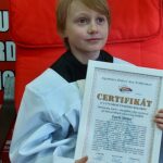 Ministrant Patrik Müller z Roudnice
