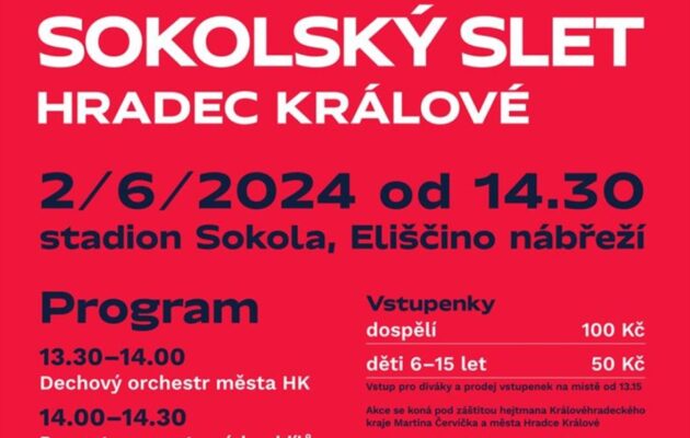 V Hradci bude v neděli sokolský slet, představí se přes dva tisíce cvičenců