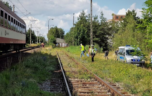 Spěšný vlak na trati u Černožic na Hradecku srazil a usmrtil člověka