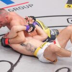Zápasník MMA Jaroslav Pokorný při galavečeru Oktagonu v Pardubicích (sobota 6. listopadu 2021).