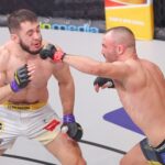 Zápasník MMA Jaroslav Pokorný při galavečeru Oktagonu v Pardubicích (sobota 6. listopadu 2021).