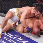 Zápasník MMA Jaroslav Pokorný při galavečeru Oktagonu v Pardubicích (sobota 6. listopadu 2021).