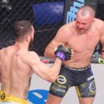 Zápasník MMA Jaroslav Pokorný při galavečeru Oktagonu v Pardubicích (sobota 6. listopadu 2021).