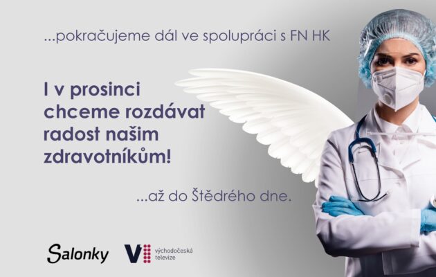 Média s partnery hodlají i v prosinci rozdávat radost našim zdravotníkům!