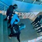 Cvičení na stadionu (Foto: Policie ČR)