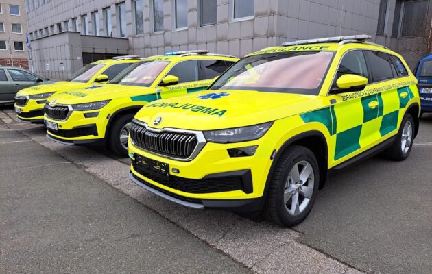 Kraj pořídil 24 nových sanitek za 80 milionů, většinu nákladů kryje dotace