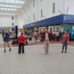 Jedinečné taneční dílo Connecting Stations na vlakovém nádraží