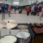 Jedinečné taneční dílo Connecting Stations na vlakovém nádraží