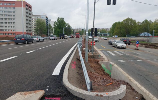 Přestavba křižovatky Mileta míří do druhé etapy