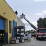 Ve Skladištní oblasti hořela střecha s fotovoltaikou, škoda přesáhla milion korun