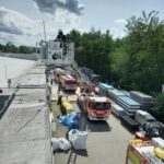 Ve Skladištní oblasti hořela střecha s fotovoltaikou, škoda přesáhla milion korun