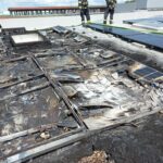 Ve Skladištní oblasti hořela střecha s fotovoltaikou, škoda přesáhla milion korun