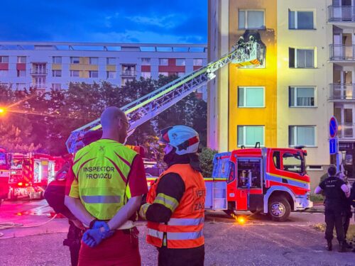 V bytě zasaženém požárem na Moravském Předměstí byl nalezen mrtvý muž