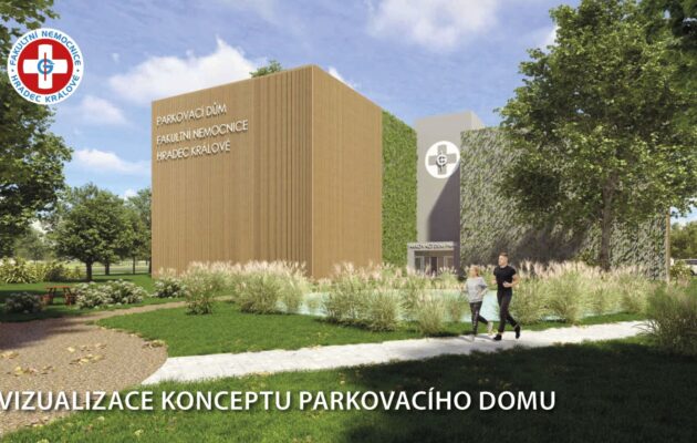 OBRAZEM: Parkovací dům u FN HK pojme 899 aut, hotový by mohl být za tři roky