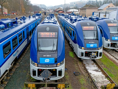 České dráhy dokončily v kraji letošní dodávku deseti vlaků RegioFox