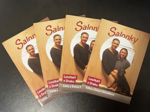 Salonky: Titulní stranu zdobí Edita a Šimon, úspěšní herci Divadla Drak