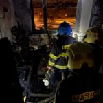 Novoroční požár v 10. patře bytového domu způsobil půlmilionovou škodu