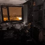 Novoroční požár v 10. patře bytového domu způsobil půlmilionovou škodu