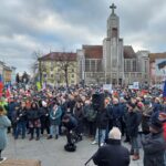 Na náměstí 28. října lidé opět vyjadřovali podporu prezidentovi