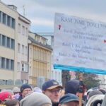 Na náměstí 28. října lidé opět vyjadřovali podporu prezidentovi
