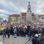 Na náměstí 28. října lidé opět vyjadřovali podporu prezidentovi