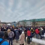 Na podporu prezidenta Pavla se v Hradci sešlo několik tisíc lidí
