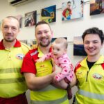 Malý zázrak z léta má pokračování. Zachráněná maminka přišla s dcerou poděkovat