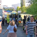 FOTO: Nehoda horské dráhy na pouti u Flošny. Lehké zranění utrpělo osm dětí