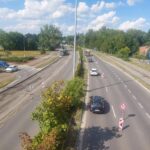 FOTO: První den oprav na Gočárově okruhu i Malšovickém mostu. Jak vypadá doprava?