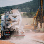 Elektrický autodomíchávač společnosti DS Transport Beton