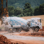 Elektrický autodomíchávač společnosti DS Transport Beton