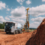 Elektrický autodomíchávač společnosti DS Transport Beton